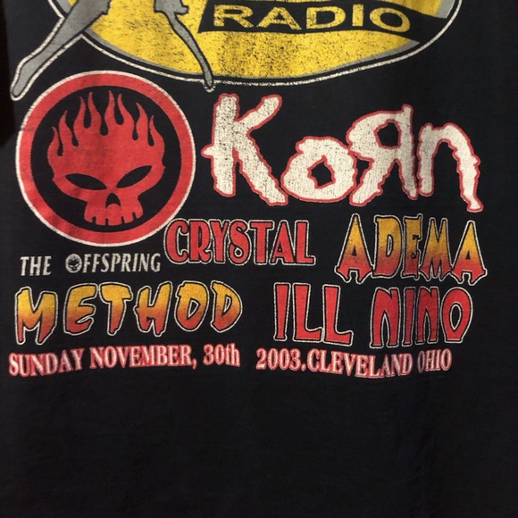 KORN BACK TO BASICS 2003 VINTAGE TOUR TEE - Picture 3 of 3